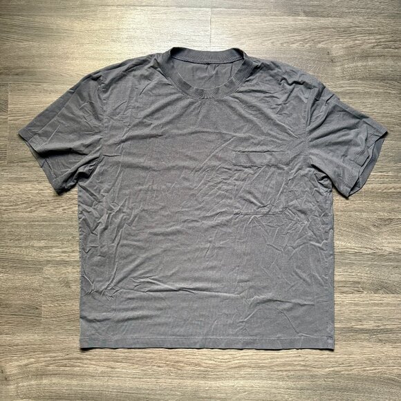 Lululemon Men's Fundamental Oversized Pocket T-Shirt - Grey - Picture 2 of 6
